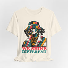 Load image into Gallery viewer, WE SHINE DIFFERENT - Black Girl Art Show Official Show Tee