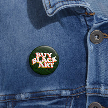 Load image into Gallery viewer, Buy Black Art - Forest Green Pin Button
