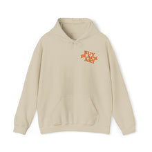 Load image into Gallery viewer, Buy Black Art Hoodie - Cream &amp; Tangerine
