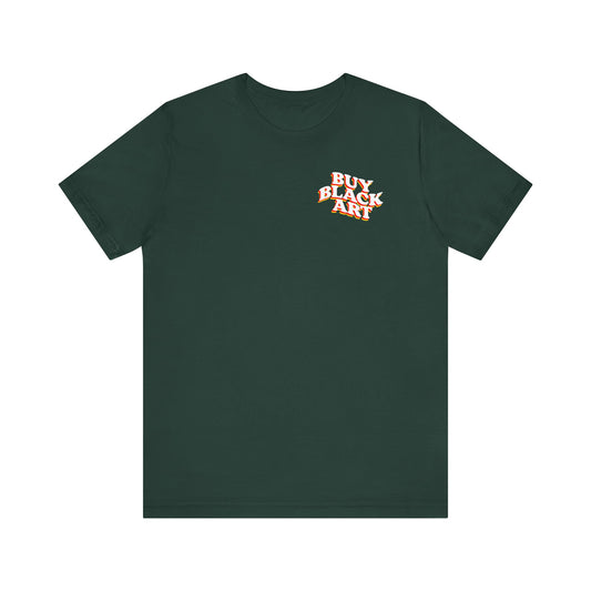 Buy Black Art Tshirt - Forest Green