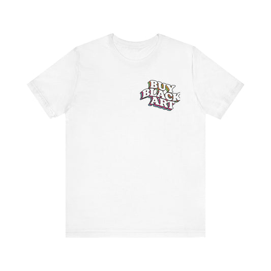 BUY BLACK ART TEE - WHITE