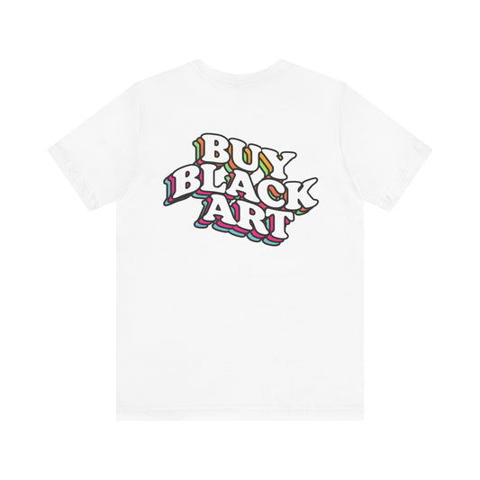 BUY BLACK ART TEE - WHITE