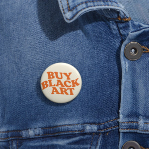 Buy Black Art - Cream & Tangerine - Pin Button