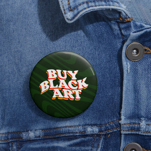 Buy Black Art - Forest Green Pin Button