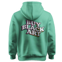 Load image into Gallery viewer, Buy Black Art Hoodie TEAL | LIVE SHOW
