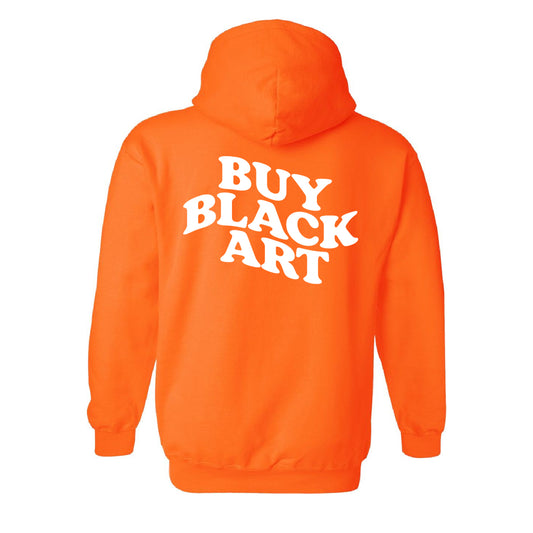 Buy Black Art Hoodie - Tangerine | SHOW