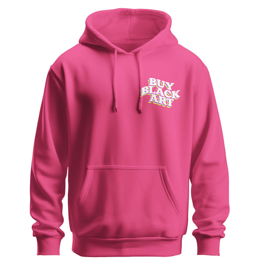 Buy Black Art Hoodie - PINK