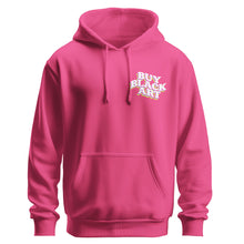 Load image into Gallery viewer, Buy Black Art Hoodie - PINK
